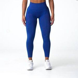 NVGTN AZURE BLUE SHAPE SEAMLESS LEGGINGS